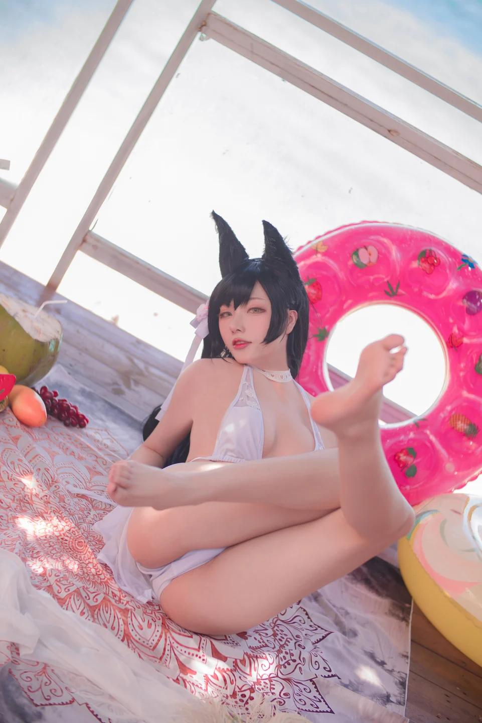 起司块wii - 爱宕泳装 [42P-255MB] tg@simisebaisi 【丝足阁】026.webp